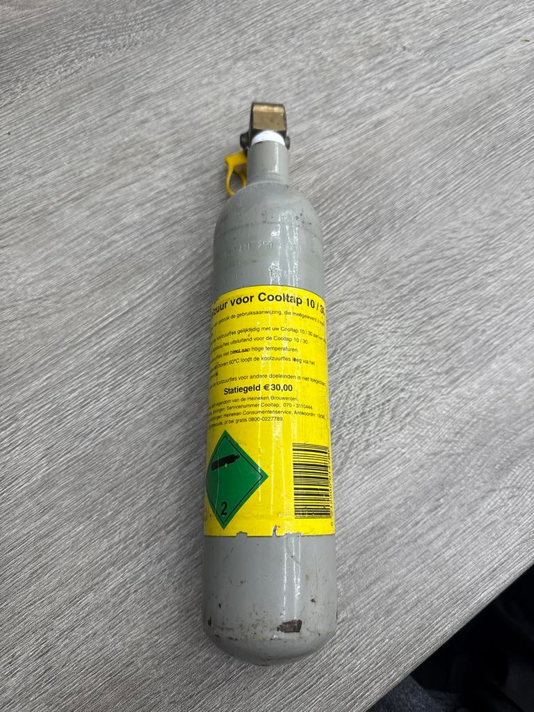 Cooltap Heineken gasfles, Ophalen of Verzenden, Gebruikt, Overige merken
