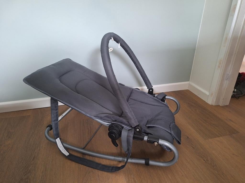 Comfortabele Baby Wipstoel - Grijs en Verstelbaar, Kinderen en Baby's, Wipstoeltjes, Gebruikt, Verstelbaar, Wipstoel, Ophalen