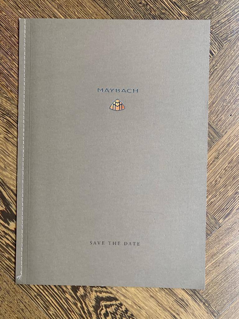 Brochure folder Mercedes-Benz Maybach going places 2009, Nieuw, Maybach, Mercedes, Ophalen of Verzenden