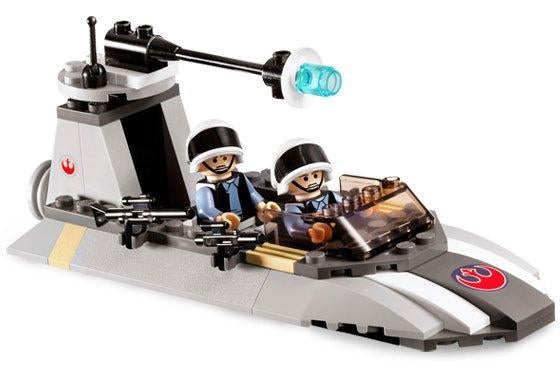 Lego Star Wars 7668 Rebel Scout Speeder, Ophalen of Verzenden, Gebruikt, Complete set, Lego