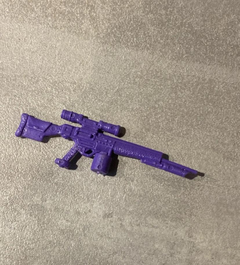 GI Joe Blanka V1 RIFLE Gun 1993 Street Fighter II hasbro, Ophalen of Verzenden, Gebruikt