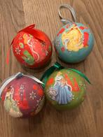 4 disney prinsessen kerstballen, Diversen, Kerst, Ophalen, Gebruikt