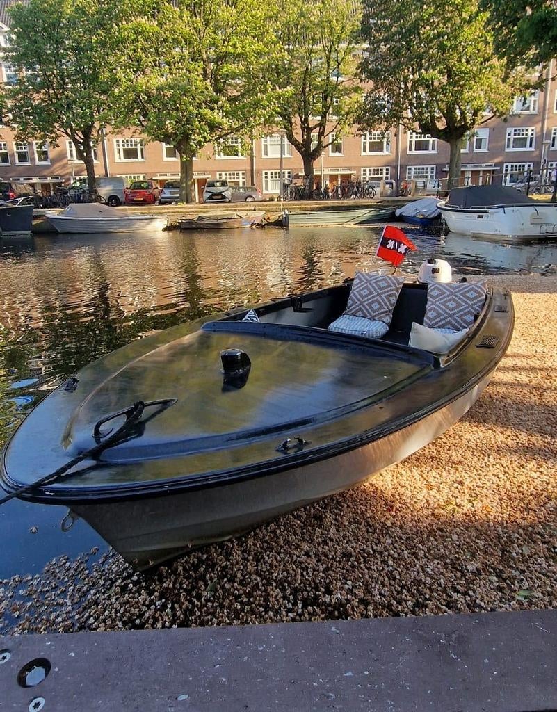 Sloep met 6pk buitenboordmotor Yamaha 4 takt, Ophalen, Gebruikt, Minder dan 10 pk, Tot 6 meter