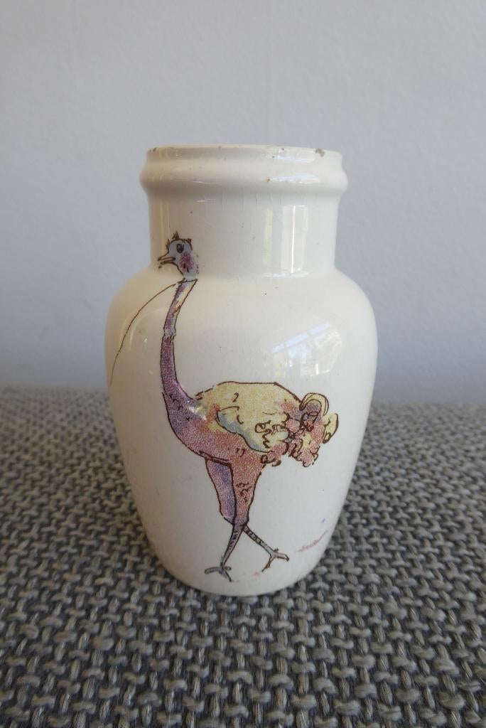 antiek mosterpotje KG Luneville, Ophalen of Verzenden