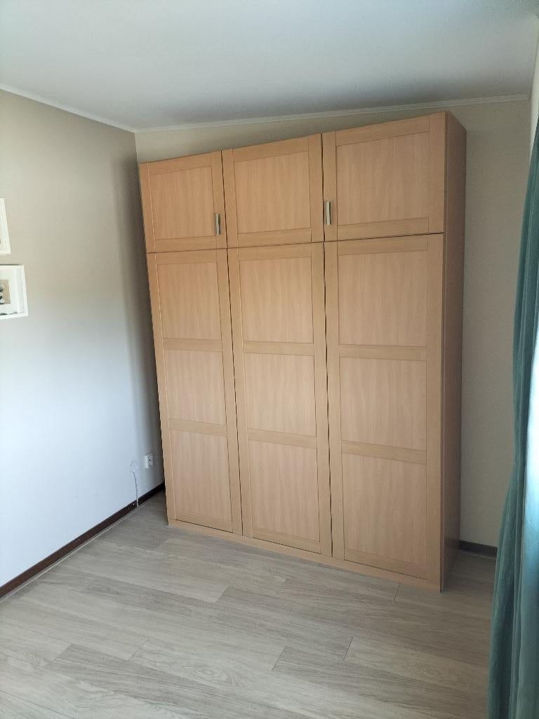 Bedkast, Ophalen, Tweepersoons, Zo goed als nieuw, 200 cm