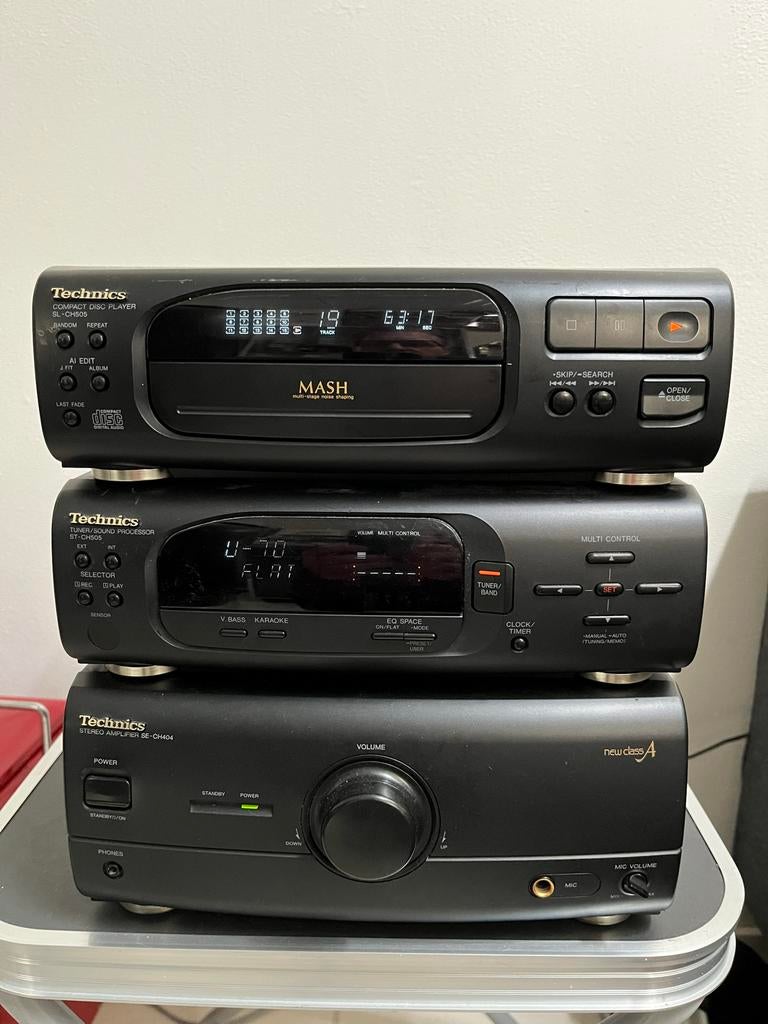 Technics Midi Set - Versterker, CD, Soundprocessor, Audio, Tv en Foto, Stereo-sets, Gebruikt, Cd-speler, Overige merken, Losse componenten