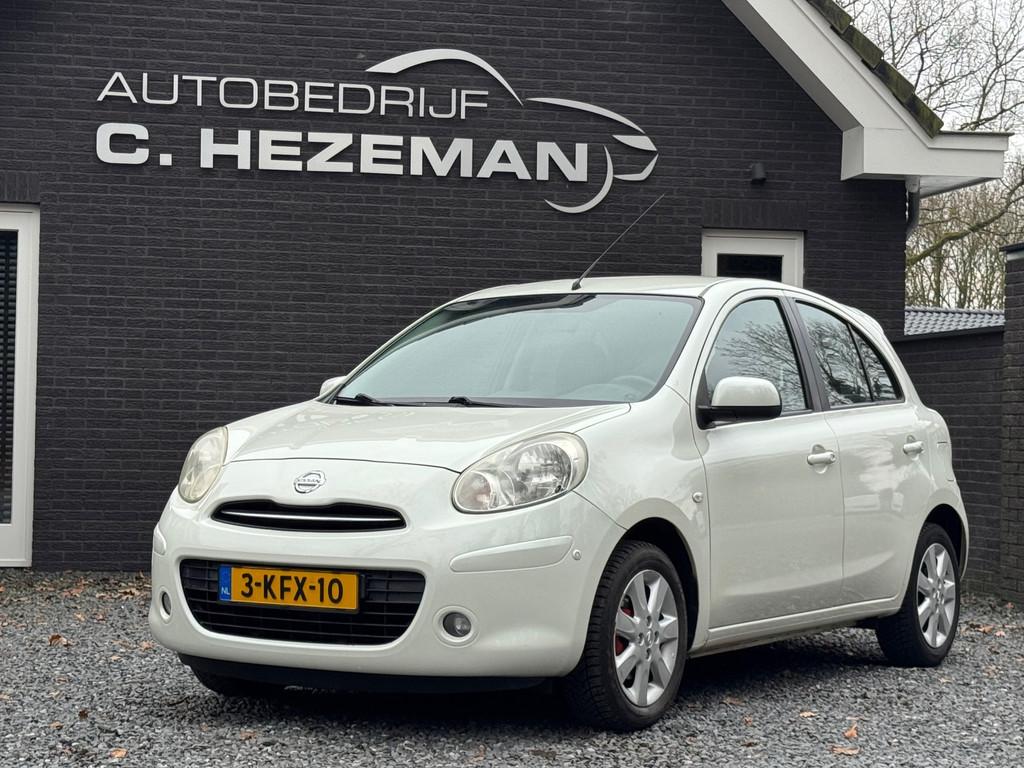 Nissan Micra 1.2 DIG-S Connect Edition Navigatie PDC Airco A, Auto's, Voorwielaandrijving, Euro 5, Stof, 1198 cc