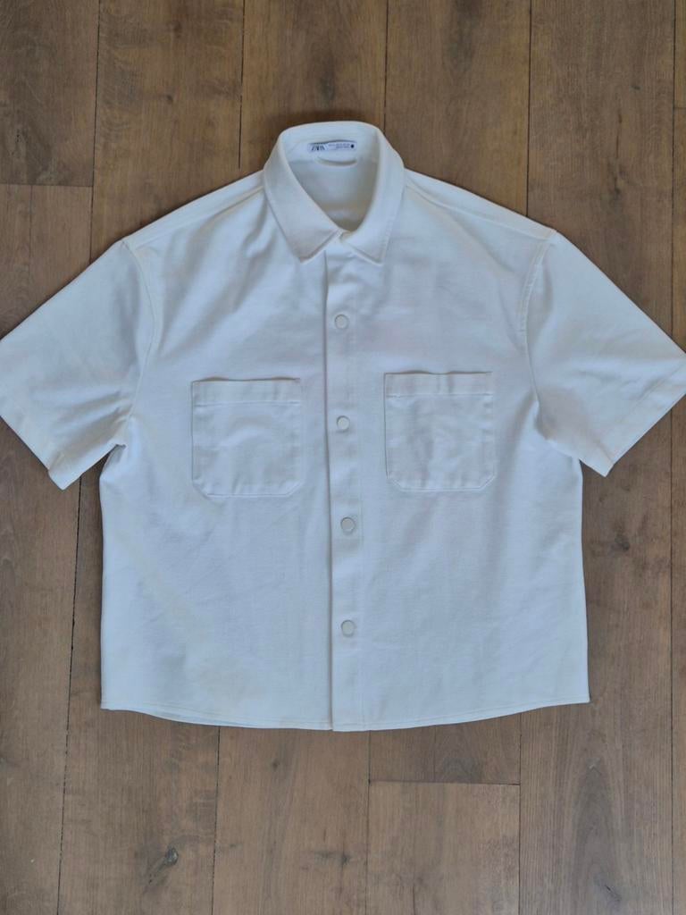 Zara Witte Heren Blouse Maat XL, Kleding | Heren, Zara, Wit, Ophalen of Verzenden, Zo goed als nieuw