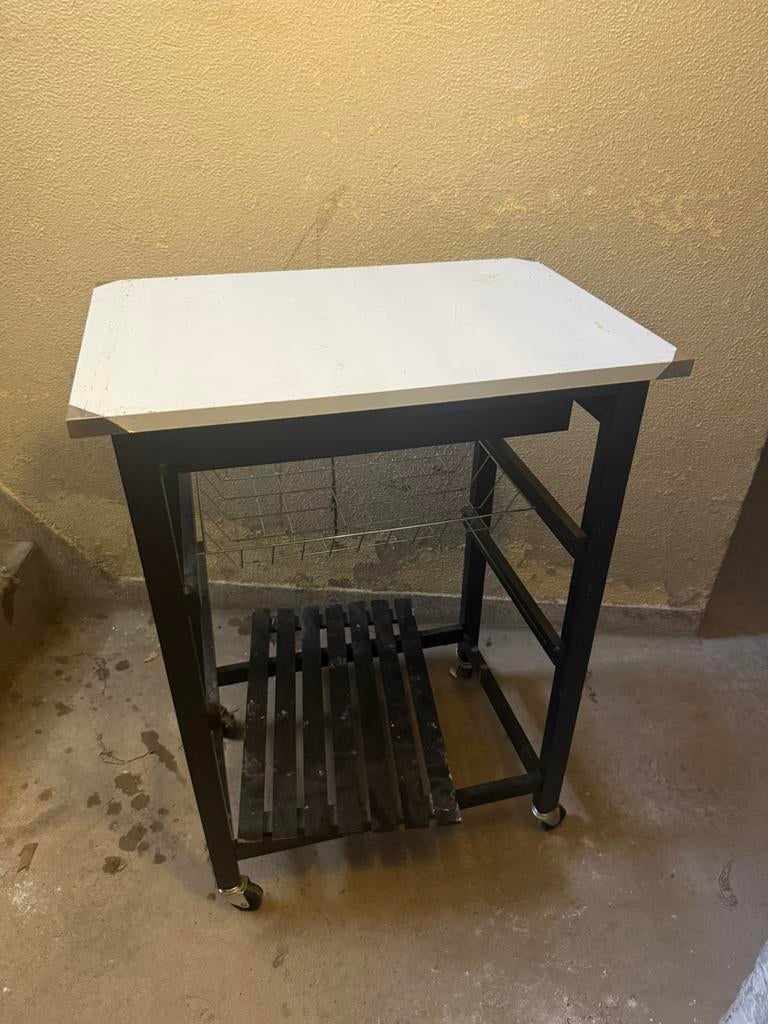 Keukentrolly, Huis en Inrichting, Ophalen, Zo goed als nieuw, 25 tot 50 cm, Rechthoekig