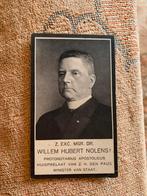bidprentje van politicus Willem Hubert Nolens (1860-1931), Verzamelen, Ophalen of Verzenden, Voor 1940, Gebruikt, Overige onderwerpen