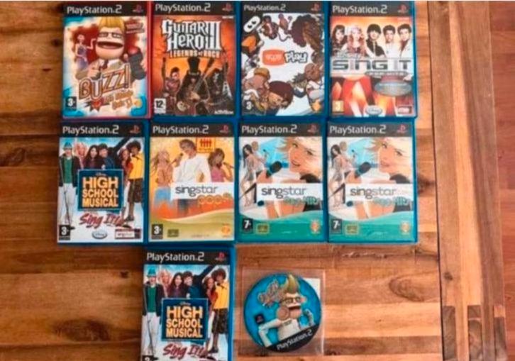 PS2: Diverse Games, Spelcomputers en Games, Games | Sony PlayStation 2, Muziek, 3 spelers of meer, Vanaf 3 jaar, Ophalen of Verzenden