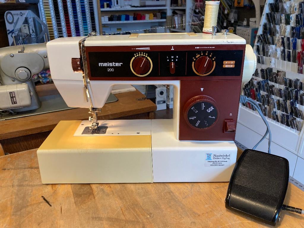 Meister 200 naaimachine - Ideaal voor verstelwerk!, Gebruikt, Duitsland, Ophalen of Verzenden, Info@meister.com