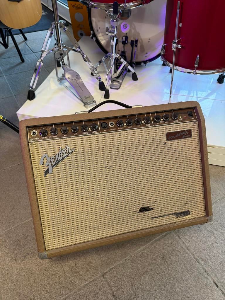 Fender Acoustasonic Junior Akoestische Gitaarversterker, Ophalen of Verzenden, Gebruikt