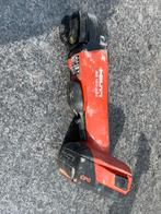 Hilti AG 125-A22 haakse slijper op accu, Ophalen of Verzenden, Gebruikt, 700 tot 1000 watt, Haakse handslijpmachine