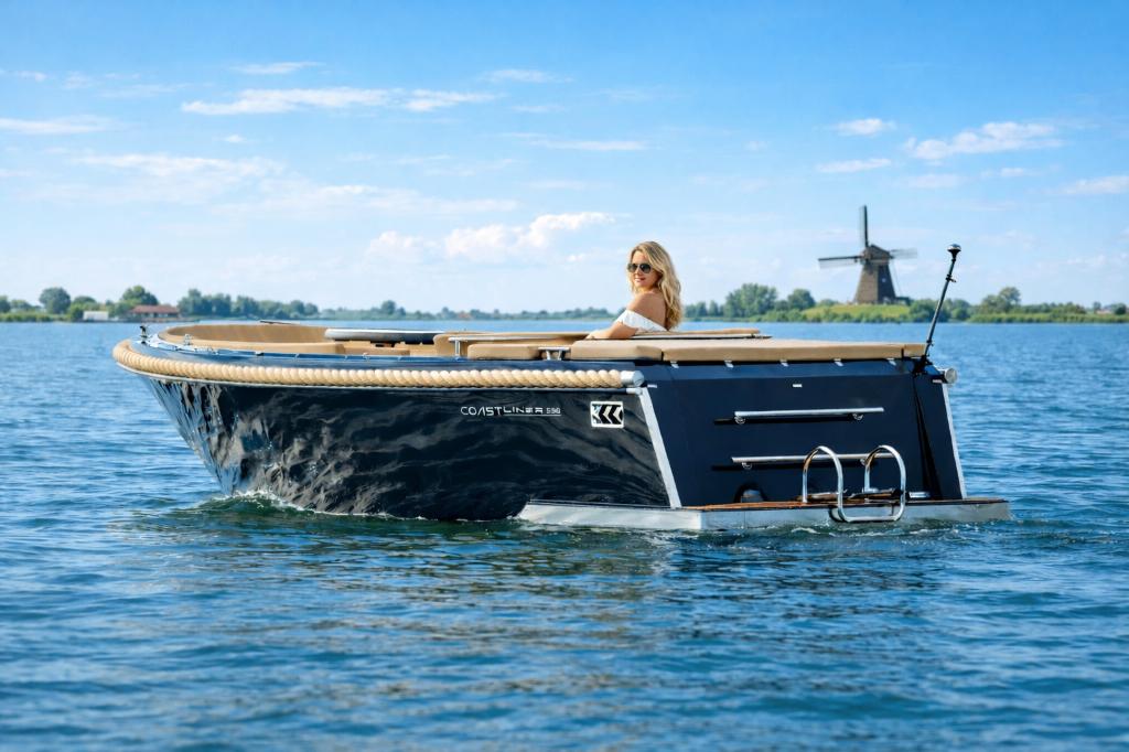 Coastliner 598 – Luxe Tender sloep | Nieuw | Vanaf €13.399, Watersport en Boten, Sloepen, Ophalen, 10 tot 30 pk, Nieuw, Snelvarend
