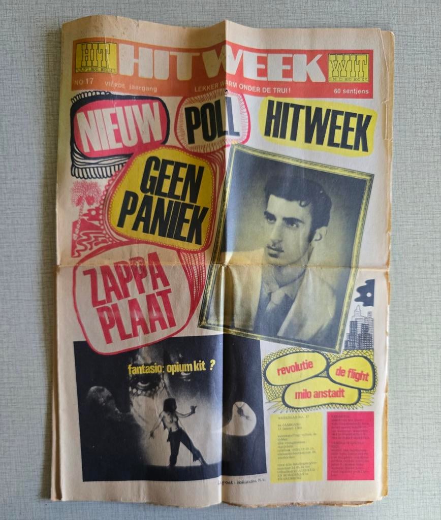Hitweek ,1968/69 nrs.:1,2,3,4,5,6,7,8,9,10,11,12,14,15,16,17, Boeken, Ophalen of Verzenden, Gelezen, Tv-serie