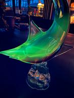 Murano Glas Zwaardvis - UV-reactief met mangaan, Ophalen of Verzenden