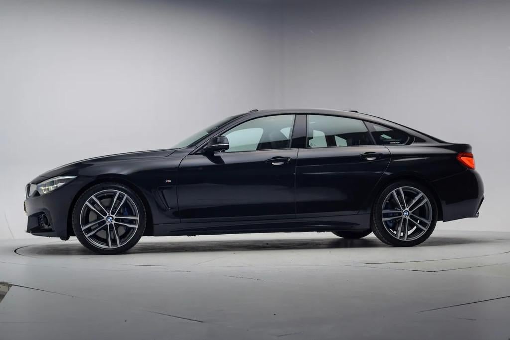 BMW 4 Serie Gran Coupe 440i LCI M Sport High Executive Aut., Auto's, Gebruikt, 1595 kg, Zwart, 2998 cc