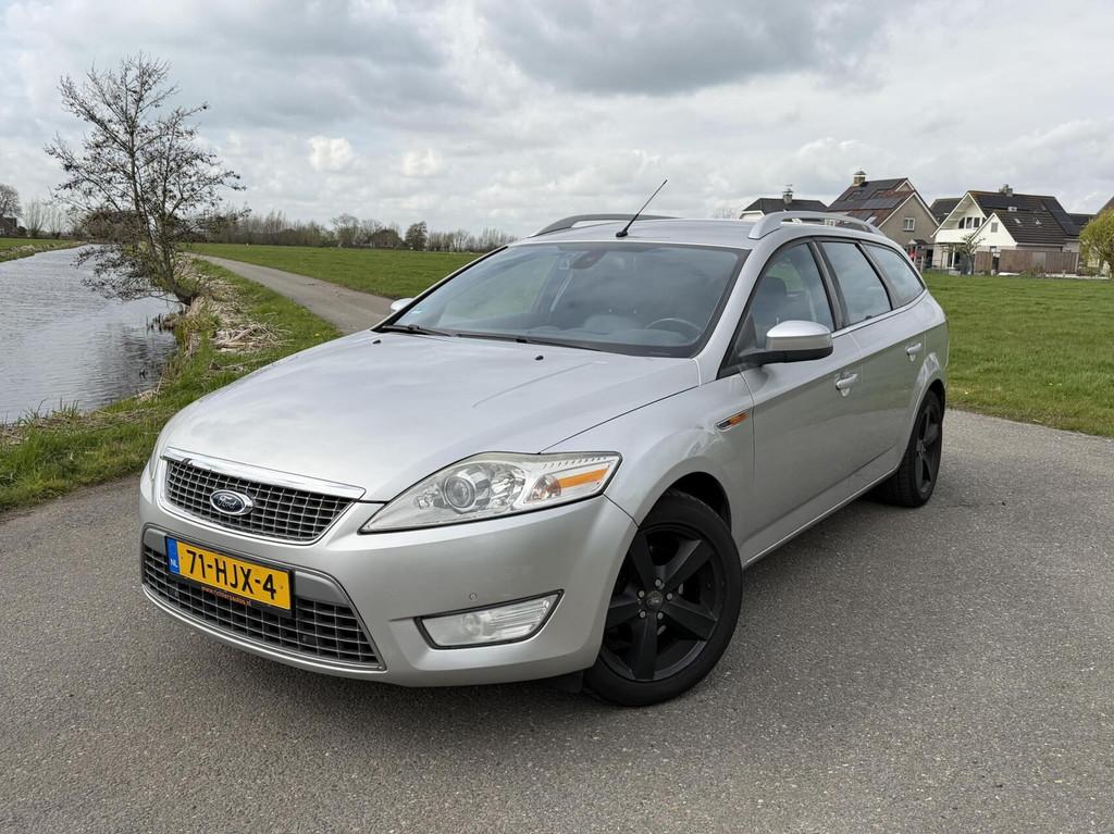 Ford Mondeo Wagon 2.3 16V GHIA | AUTOMAAT | CARPLAY | LUXE!, Auto's, Ford, Gebruikt, Zwart, 4 cilinders, Mondeo