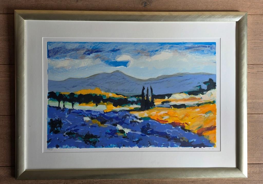 Willem Brauckmann - Lavande et Tournesol (2006) Zeefdruk, Ophalen