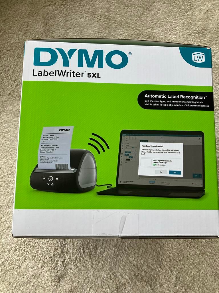 DYMO LabelWriter 5XL - Nieuw en Geseald!, Zwart-en-wit printen, Printer, Nieuw, Ophalen of Verzenden
