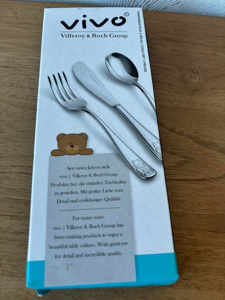 Kinderbestek, Villeroy &Boch (Vivo), Ophalen of Verzenden, Nieuw, Porselein, Overige stijlen