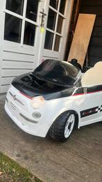 Kinder electrische auto fiat 500 met accu, Ophalen, Gebruikt