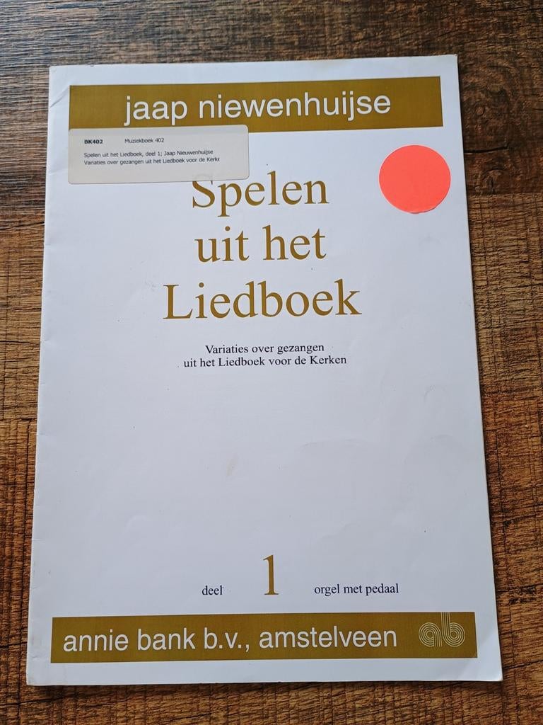 Spelen uit het liedboek - Jaap Nieuwenhuijse, Ophalen of Verzenden, Gebruikt, Religie en Gospel, Orgel