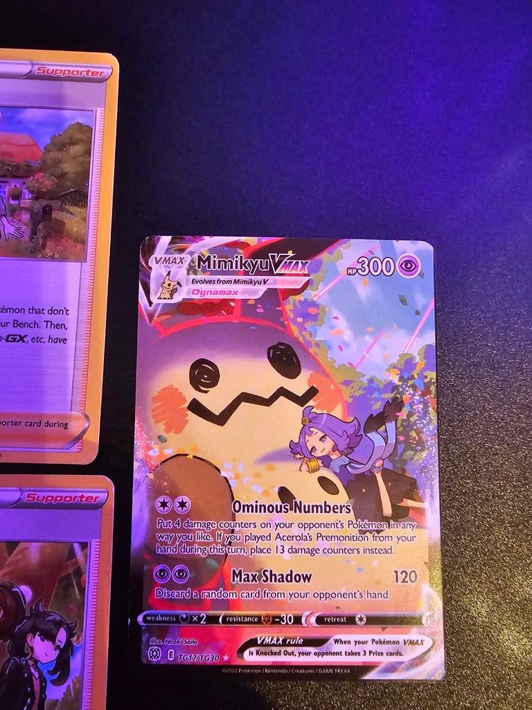 Pokémon Kaarten: Mimikyu VMAX, Urshifu V, Klink, Hobby en Vrije tijd, Verzamelkaartspellen | Pokémon, Ophalen of Verzenden, Gebruikt