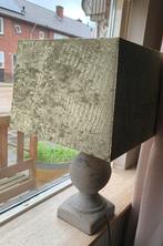 2 grote lampenkappen slangenprint bijpassende kussens groen, Ophalen, Rond, Zo goed als nieuw, Minder dan 25 cm