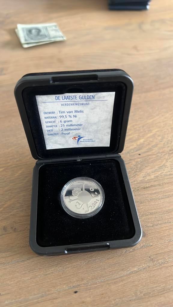 Nederland De Laatste Gulden Loeki 2001, Postzegels en Munten, Ophalen of Verzenden, Koningin Beatrix, 1 gulden