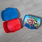 Kastopruiming: 2 Nieuwe Super Mario Broodtrommel, Ophalen of Verzenden, Nieuw