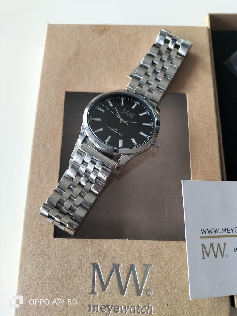 Nieuw MW Meyewatch Herenhorloge met Wisselbare Band, Overige merken, Staal, Staal, Polshorloge