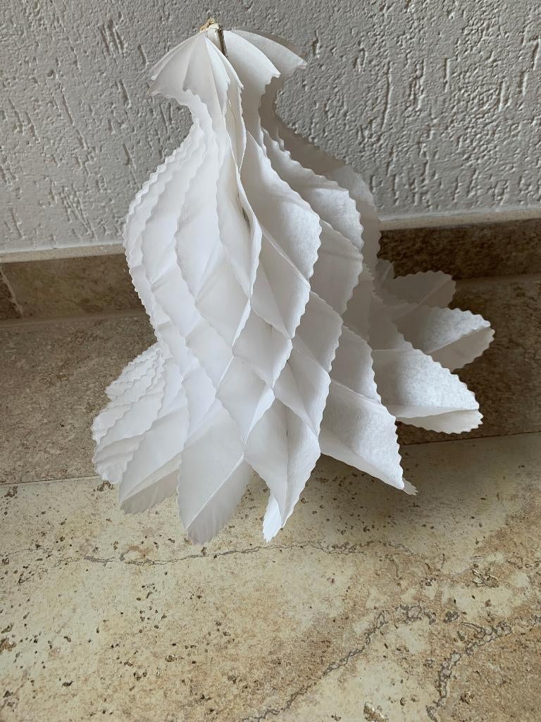 Witte "Kerstklok" Vouwbaar, Diversen, Kerst, Ophalen of Verzenden, Zo goed als nieuw