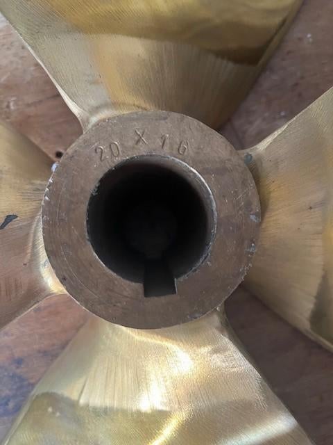 Verkoop scheepsschroef, Watersport en Boten, Bootonderdelen, Ophalen, Zo goed als nieuw, Motor en Techniek, Motorboot