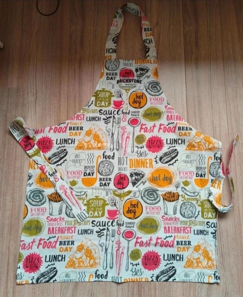 Vrolijk keukenschort - nog nieuw, Ophalen of Verzenden, Nieuw