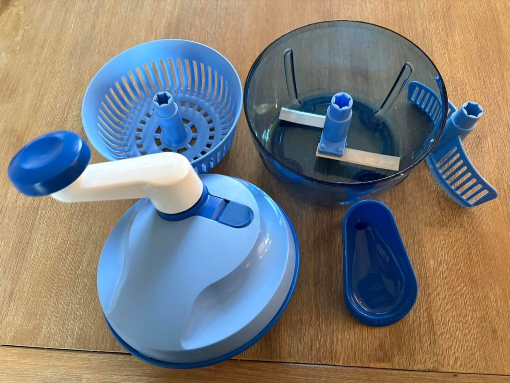 Blauwe Quickchef van Tupperware, Ophalen of Verzenden, Zo goed als nieuw, Overige typen