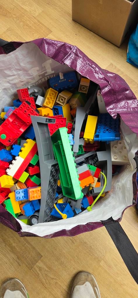 8kg LEGO Dulpo met trein, zoo en diverse bouwstenen, Ophalen, Inclusief extra onderdelen, Lego, Losse stenen