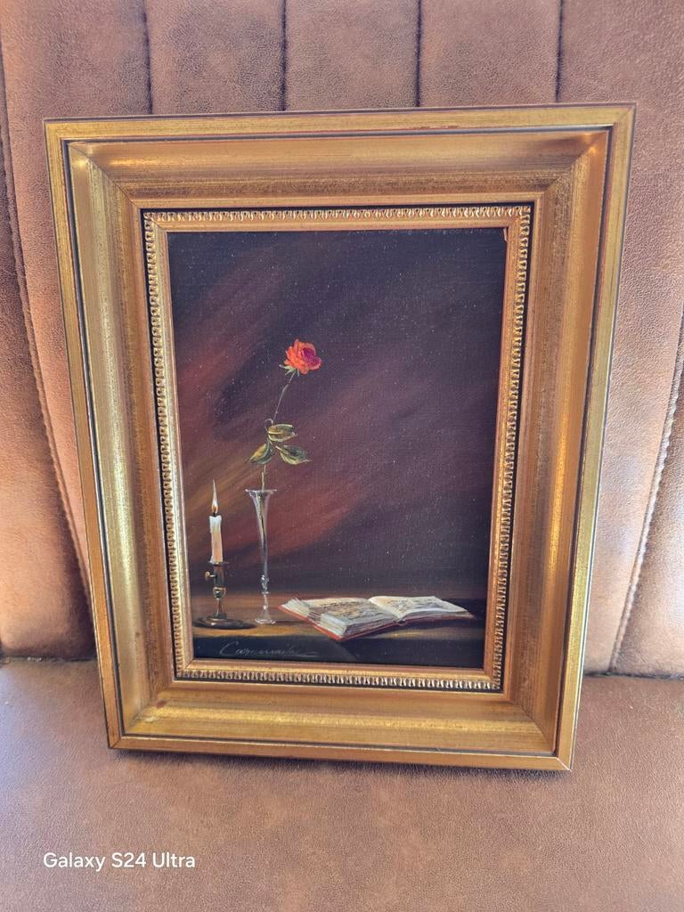 01 Schilderij zeer Unieke 23x30cm, Ophalen