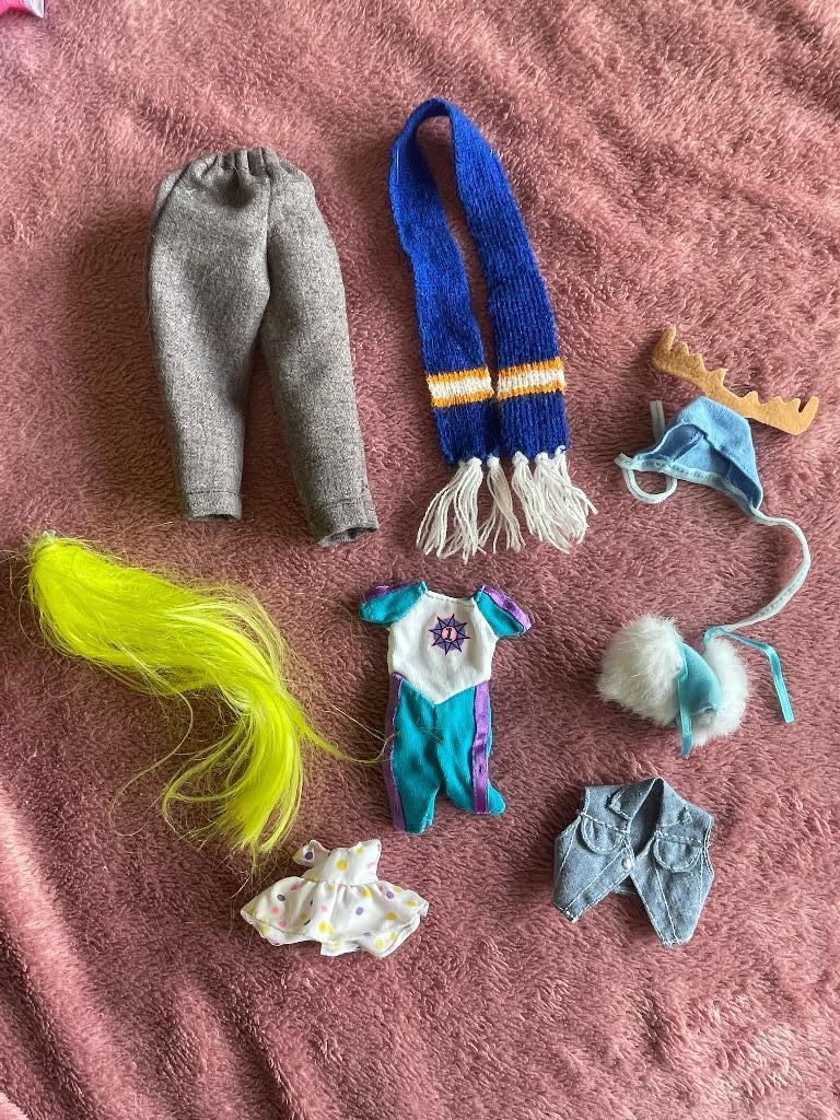 Lotje Ken barbie shelly kelsey accessoires barbiekleding lot, Ophalen of Verzenden, Gebruikt, Kleertjes