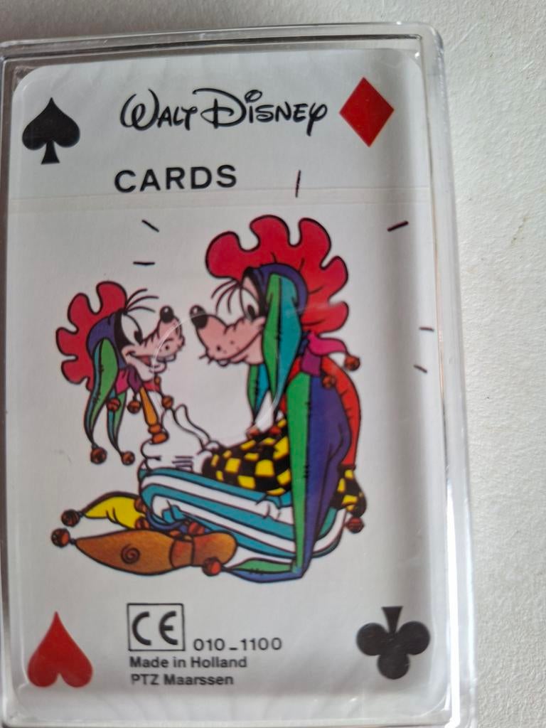 Walt Disney Goofy Speelkaarten - Made in Holland, Ophalen of Verzenden, Nieuw, Gebruiksvoorwerp
