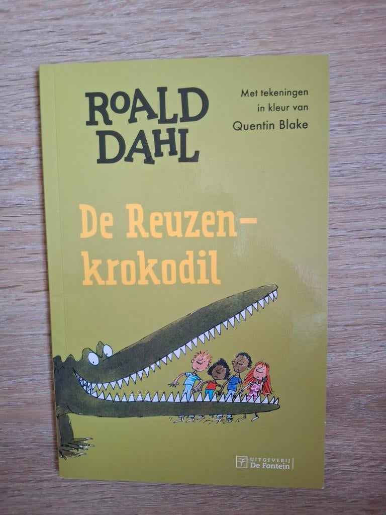Roald Dahl - De Reuzenkrokodil (Kinderboek), Ophalen of Verzenden, Gelezen, Roald Dahl, Fictie algemeen