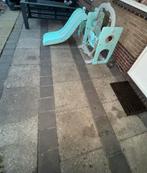 Tuintegels 50x50 & 20x20 met opsluitbanden 21m2, Gebruikt, Ophalen of Verzenden, 10 m² of meer, Beton