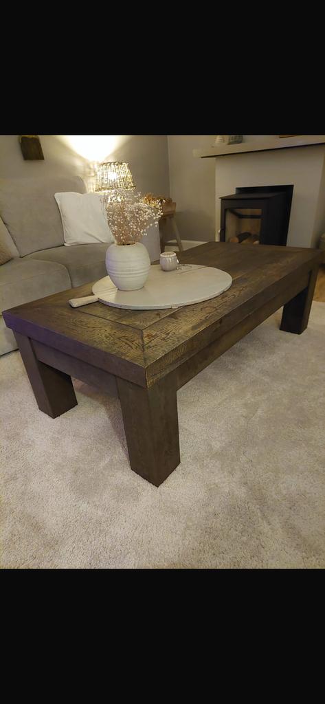 Prachtige stoere  salontafel in Hoffz stijl, Ophalen