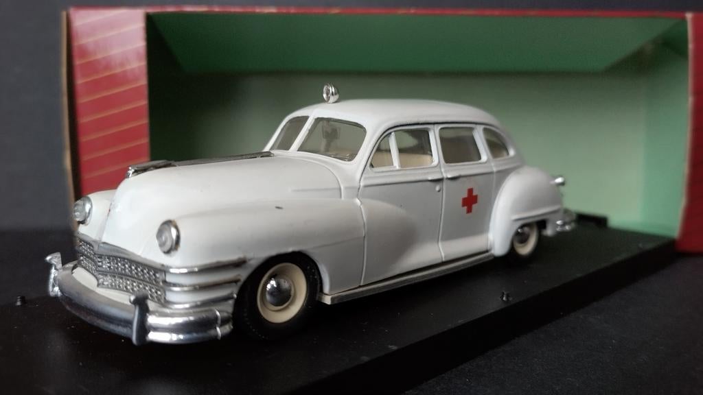 Chrysler Windsor 6 1947 Ambulance 1;43 Vitesse Pol, Overige merken, Auto, Verzenden, .