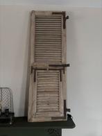 Oud decoratief luik met metalen beslag, Ophalen, Gebruikt