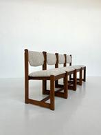 Vintage eiken eetkamerstoelen, Bruin, Vintage, Zo goed als nieuw, ÅTMØS