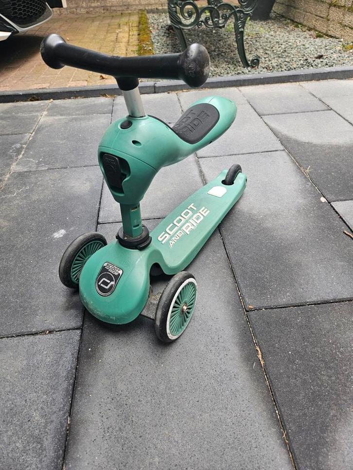 Scoot and Ride Highwaykick 1 - Loopfiets/Step, Kinderen en Baby's, Speelgoed | Buiten | Voertuigen en Loopfietsen, Gebruikt, Loopfiets