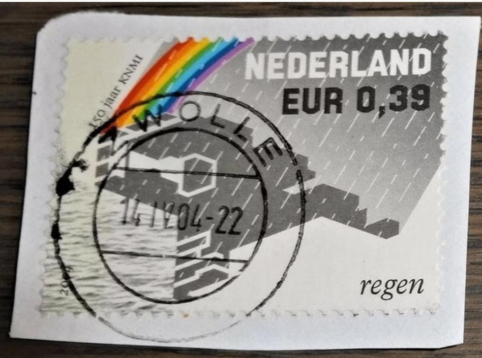 KNMI - NVPH 2248 - 2011 - 150 jaar - Regen, Postzegels en Munten, Verzenden, Na 1940, Gestempeld