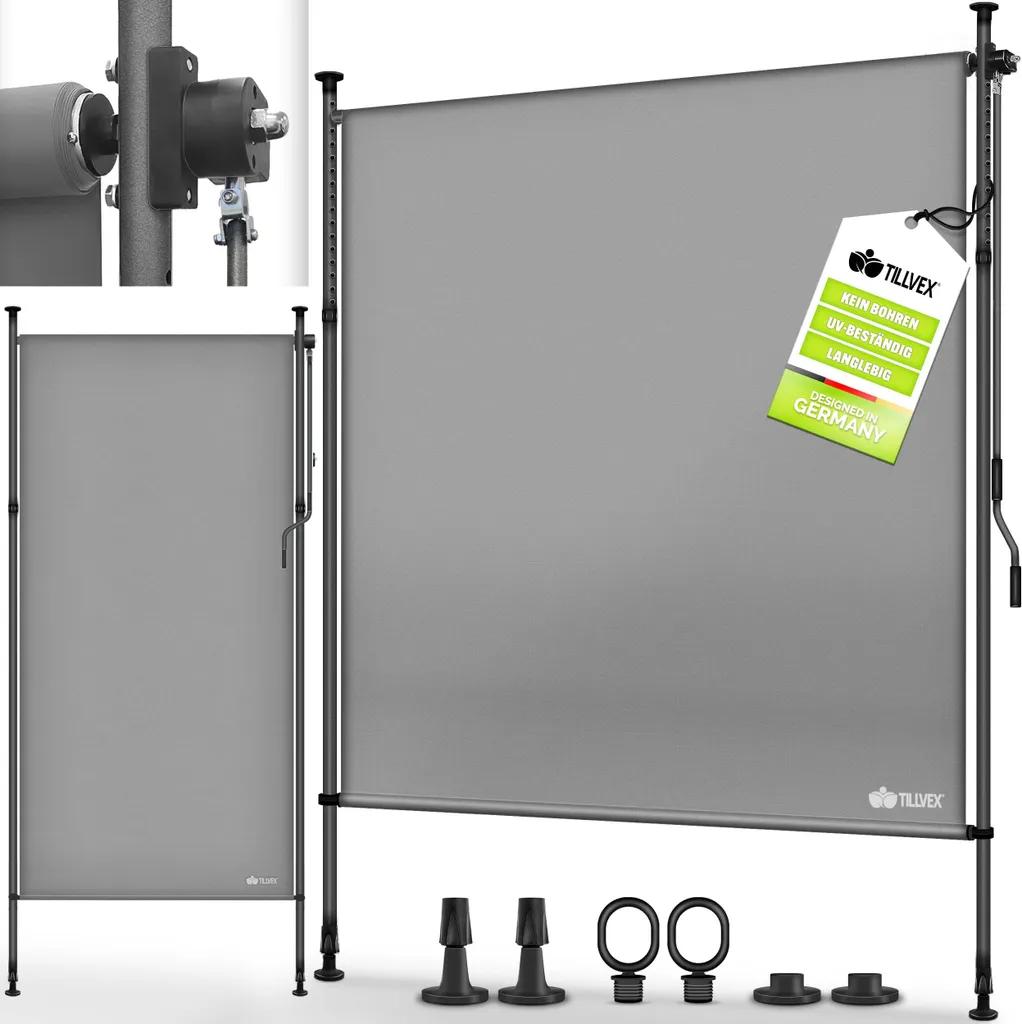 Klemzonwering grijs 200 x 310 cm, Tuin en Terras, Ophalen of Verzenden, Nieuw